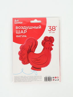 Воздушный шар фольгированный 38" «Леденец Петушок»