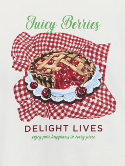 Футболка из хлопка с принтом / Zarina