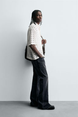 JACQUARD NEEDLE-PUNCH SHIRT - Zara фото 4