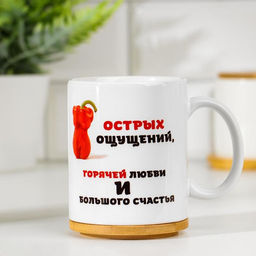 Кружка сублимация Самому крутому перцу, c нанесением - Дарим Красиво фото 2