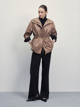 Куртка с капюшоном на кулиске / Zarina  фото 2