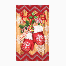 Набор кухонных полотенец Доляна «Тепла и уюта» 35×60 см-2 шт., 100% хлопок