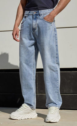 Джинсы муж. F2308-3 l.blue - Fine joyce фото 2