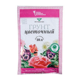 Торфогрунт "Цветочный" 10л "Удмуртторф"