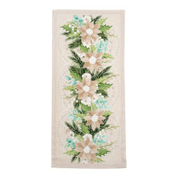 Дорожка на стол новогодняя «Этель» Beautiful Christmas, 30×70 см, хлопок 100%, саржа 190 г/м², бежевая