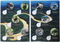 Монета Альбом для памятных монет Исчезающая дикая природа Перу