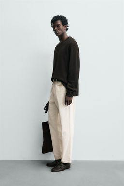 WAFFLE-KNIT TEXTURE T-SHIRT - Zara фото 4