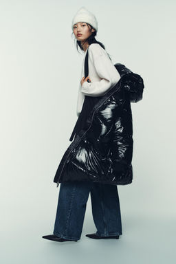 LONG SHINY ANORAK - Zara фото 7