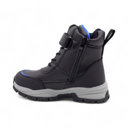 Ботинки на меху А6686-10 синие - BONCY фото 3