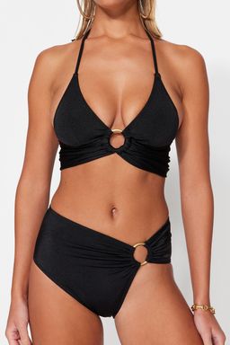 TRENDYOLMILLA Yesil Bralette Aksesuarl? Yuksek Bel Regular Bikini Tak?m? TBESS23BT00073  фото 4