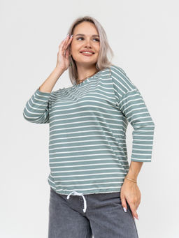 Лонгслив Николь Хлопок 95%, лайкра 5% тельняшка - Ивассорти фото 38