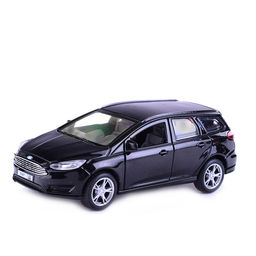 Машина металл Ford Focus Turnier 12 см. (откр. двер, баг, черный) инерц., в коробке