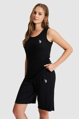 Kad_n Siyah Pijama Tak_m_