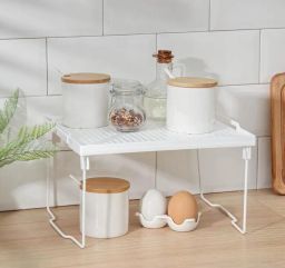 Подставка "Лофт" на металлических ножках 290х258мм (белая) 600106 "Виолет"