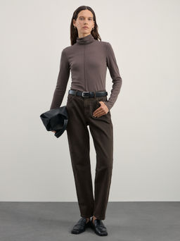 Водолазка из модала со швом / Zarina  фото 3