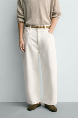 JEANS WIDE FIT / Blanco - Zara фото 2