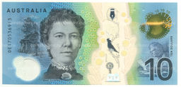 Банкнота 10 долларов 2017 года Австралия