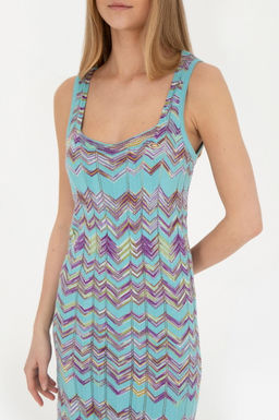 Женское мятное трикотажное платье - U.s. polo assn фото 13