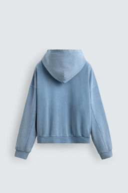 WASHED ZIP HOODIE - Zara фото 9