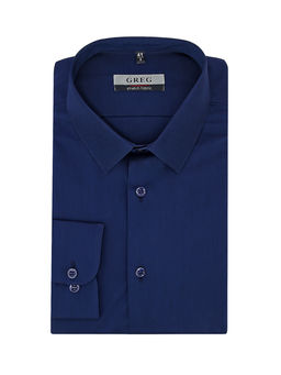 Сорочка мужская длинный рукав GREG 240/238/NB/SZR STRETCH  фото 3