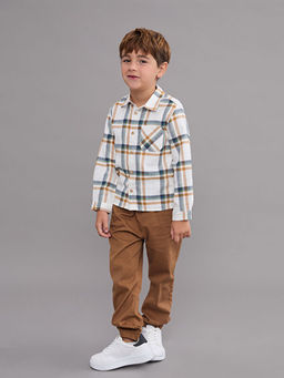 Ekose Desenli Erkek ?ocuk G?mlek