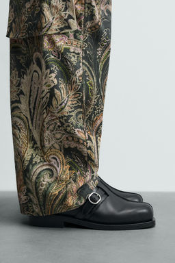LEATHER BUCKLE CLOGS LIMITED EDITION - Zara фото 8