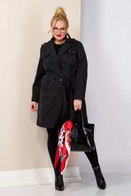 Плащ SHETTI 2187 чёрный