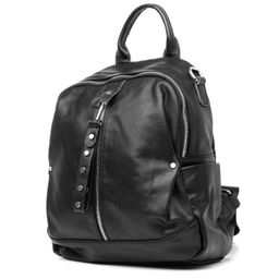 1032 black, женский рюкзак из экокожи Barcelo Biagi