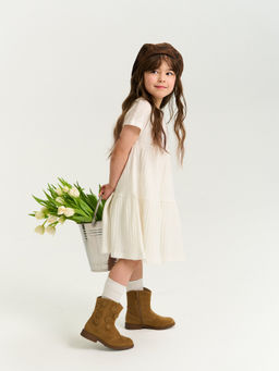 Платье с воланами Тофу