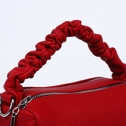 Сумка-багет на молнии, цвет красный - Simaland фото 4