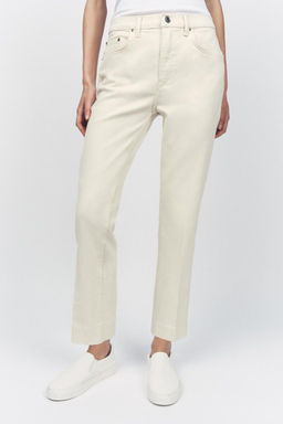 ZW COLLECTION HIGH-WAIST BOOTCUT CROPPED JEANS - Zara фото 10