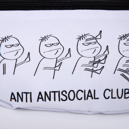 Сумка поясная, отдел на молнии, цвет белый - Nazamok фото 3