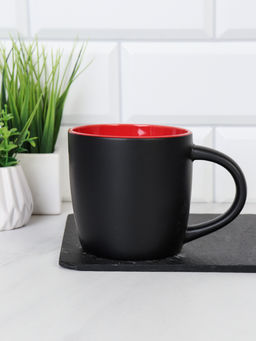 Кружка 400 мл / NQ-1263 Черно-красный /уп 60/ ПРОМО АКЦИЯ