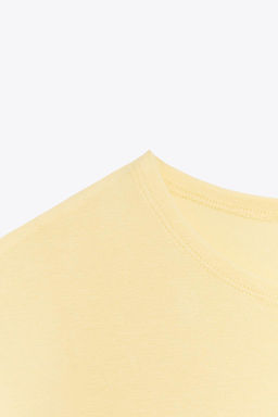 COTTON MODAL CROP T-SHIRT - Zara фото 36