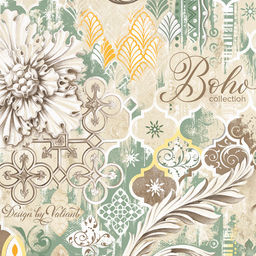 VAL BH-BOX-DDM Короб стеллажный с откидной стенкой, с крышкой, 50*35*25 см, BOHO, шт