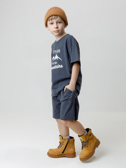 КР 302786/темно-синий к658 фуфайка (футболка) для мал