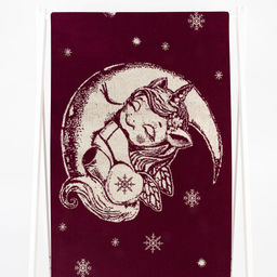 Полотенце махровое 6с102.411ж1 На луне (кр.дерево1) 67х150см