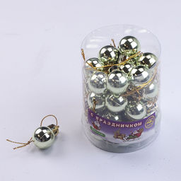 Шары НГ зол2 Зимний лес 1 см - Family фото 3