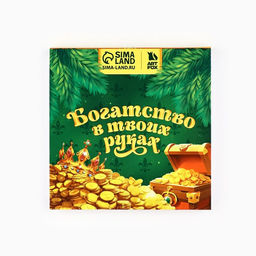 Подарочный набор новогодний, блокнот 9×9 см, ручка пластик «Достатка и благополучия»