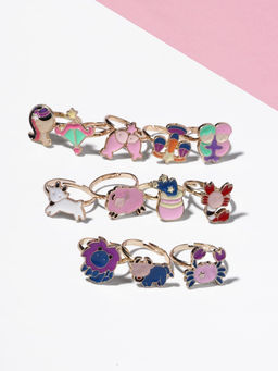 Цена за 36 шт. Кольцо «Выбражулька» знаки зодиака, форма МИКС, МИКС, безразмерное