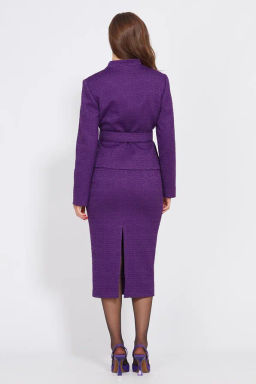 Костюм твид 2501 фиолетовый - Eola фото 2