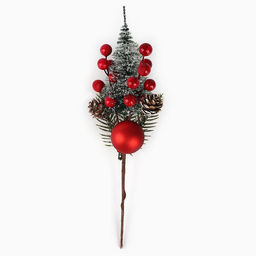 Ветка декоративная новогодняя, 30×11×7 см