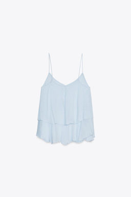 LACE TRIM CAMISOLE TOP - Zara фото 7