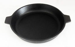 Сковорода чугунная с двумя ушками 240*40 у4040