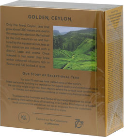 JAF TEA. Golden Ceylon карт.пачка, 100 пак. (Уцененная)  фото 2