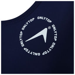 Купальник слитный ONLYTOP, спортивный, р. 52, синий