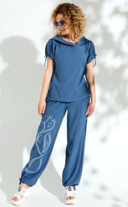 Костюм Euro Moda 099/1 синий