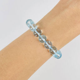 Браслет из голубого Топаза 18 см