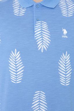 U. S. Polo Assn Мужская темно-синяя футболка с воротником-поло - U.s. polo assn фото 6