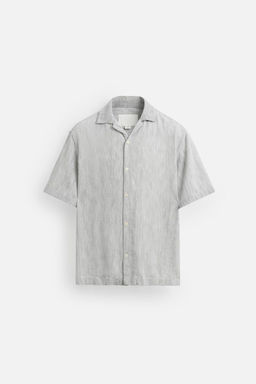 TEXTURED DENIM SHIRT - Zara фото 15